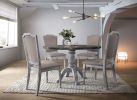 Iris Weathered White Wood 5-Piece Dining Set