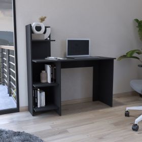 TUHOME Vilna 120 Writing Desk , Four Shelves