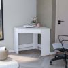 Harper White Spacious Drawer Corner Desk