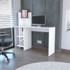Troy White Four Shelves Writing Desk
