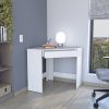 Amity Corner Desk with Spacious Drawer and Optimal Workstation