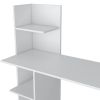 Vilna 120 Writing Desk , Four Shelves