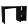 Covington 2-Shelf 1-Drawer Writing Desk Black