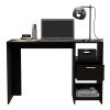 Covington 2-Shelf 1-Drawer Writing Desk Black