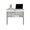 Montana Storage Desk, 28.9H" Spacious Stylish with One Drawer and Shelf, White