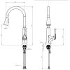 Touchless Kitchen Faucet,Hands Free Automatic Smart Kitchen Faucet