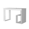 Hunter White Two Shelves Writing Desk
