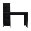 TUHOME Vilna 120 Writing Desk , Four Shelves