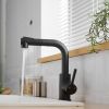 Sink Faucet, Black Kitchen Faucets with Pull out Sprayer, Bathroom Sink Faucets Mini Bar Prep Faucet