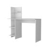 Troy White Four Shelves Writing Desk