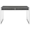 Weathered Grey 2-drawer Writing Desk