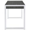 Weathered Grey 2-drawer Writing Desk