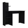 TUHOME Vilna 120 Writing Desk , Four Shelves