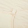 Weighted Blanket Light Cream 54.3"x78.7" 22 lb Fabric