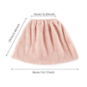 2pcs Multi Function Coral Velvet Broom Cover Cloth Floor Mop With Reusable Microfiber Absorbent Mop Household Cleaning Accessories (Color: pink)
