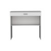 80 C Writting Desk, Compact Workstation with Drawer and Lower Shelf